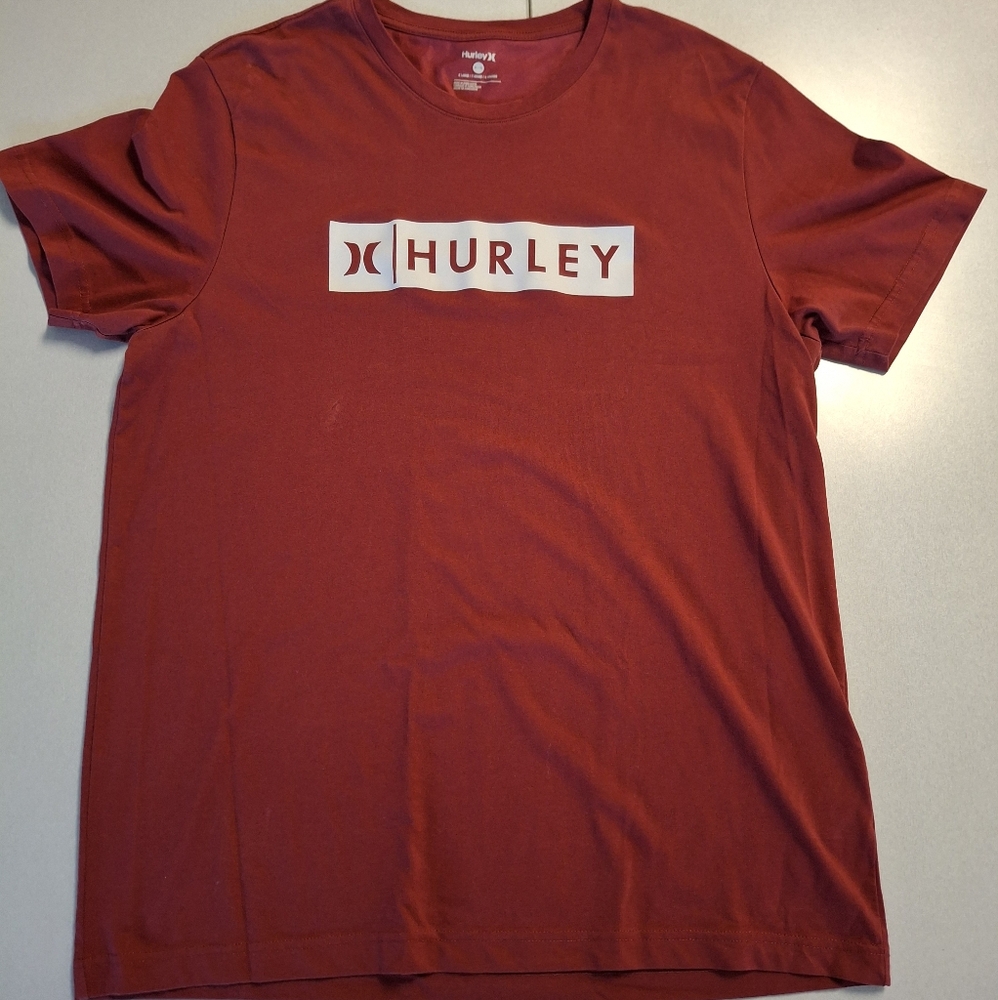 Hurley short sleeve Size XL Deep Red TShirt